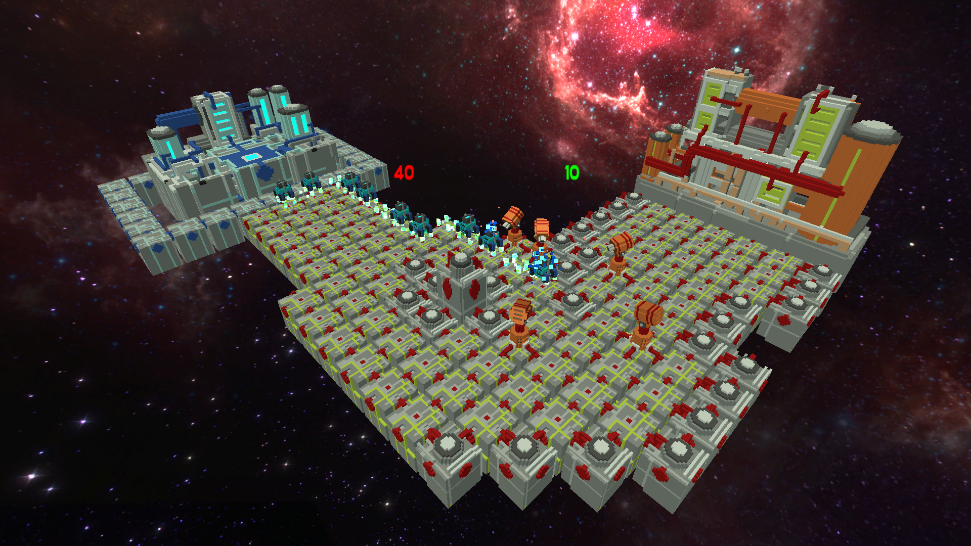 Screenshot of the tower defense game